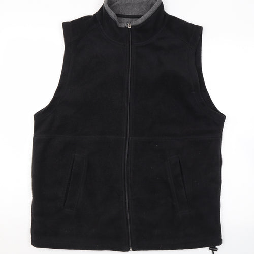 EWM Womens Black Jacket Size M Zip