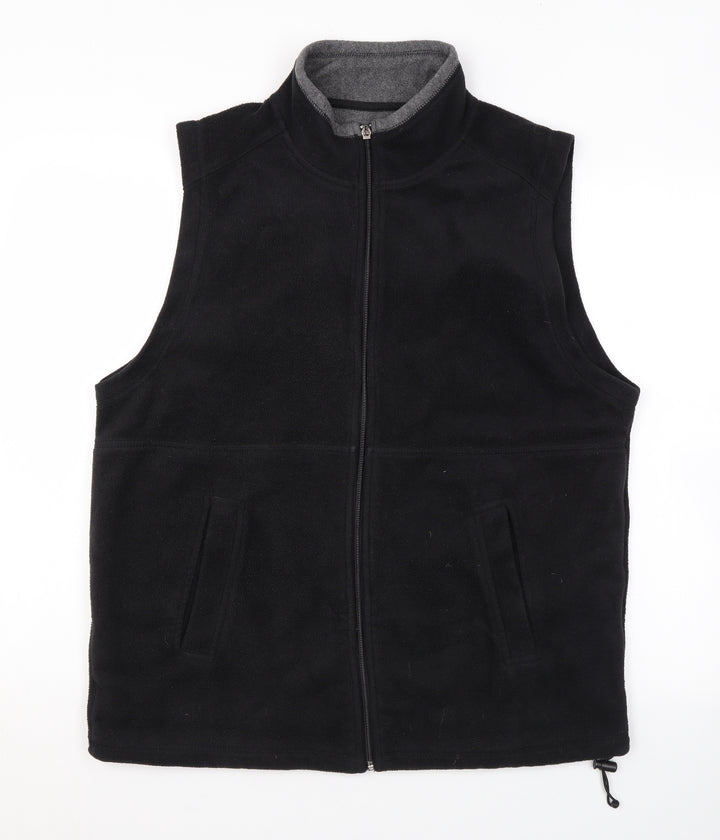 EWM Womens Black Jacket Size M Zip