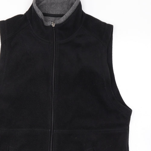 EWM Womens Black Jacket Size M Zip