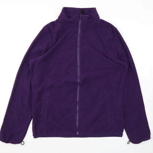 Freedom Trail Womens Purple Jacket Size 12 Zip