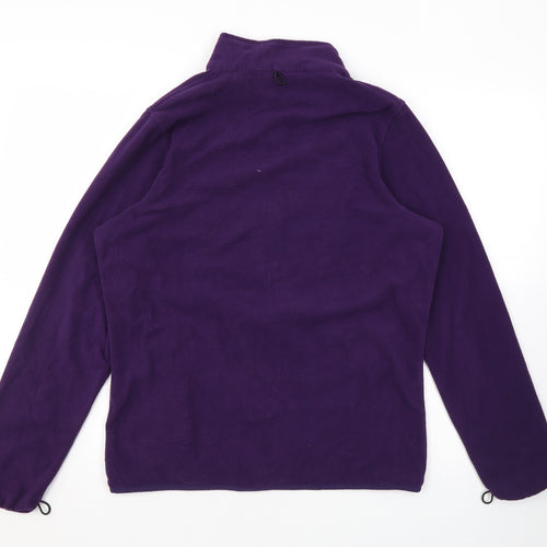 Freedom Trail Womens Purple Jacket Size 12 Zip
