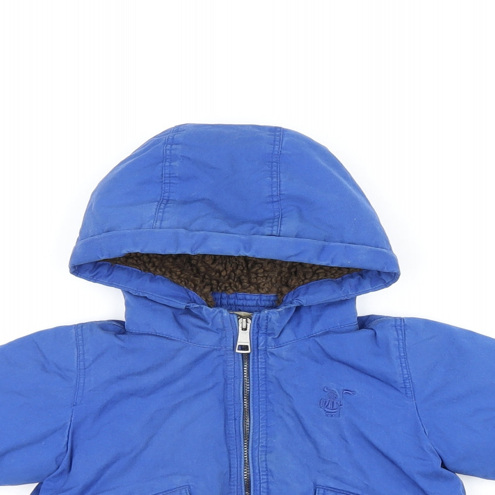 Burberry Baby Blue Overcoat Coat Size 6-9 Months Zip