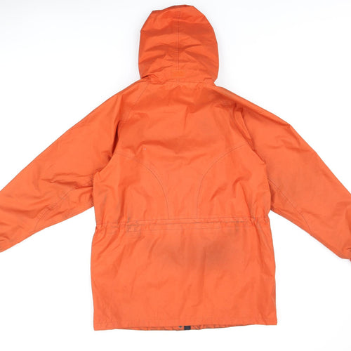 Regatta Womens Orange Rain Coat Coat Size 10 Zip
