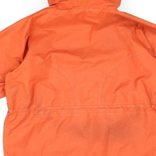 Regatta Womens Orange Rain Coat Coat Size 10 Zip