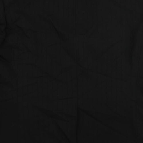 Lino Verra Mens Black Striped Polyester Jacket Suit Jacket Size 46 Regular