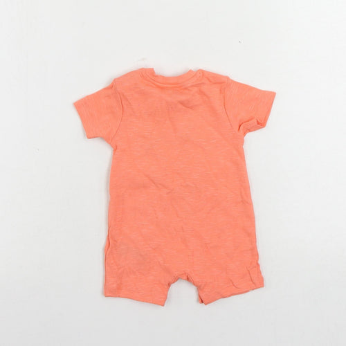 Marks and Spencer Baby Pink Cotton Babygrow One-Piece Size 0-3 Months Snap - Stay Cool