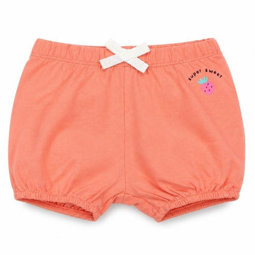 Marks and Spencer Baby Pink Cotton Cropped Trousers Size 3-6 Months Drawstring
