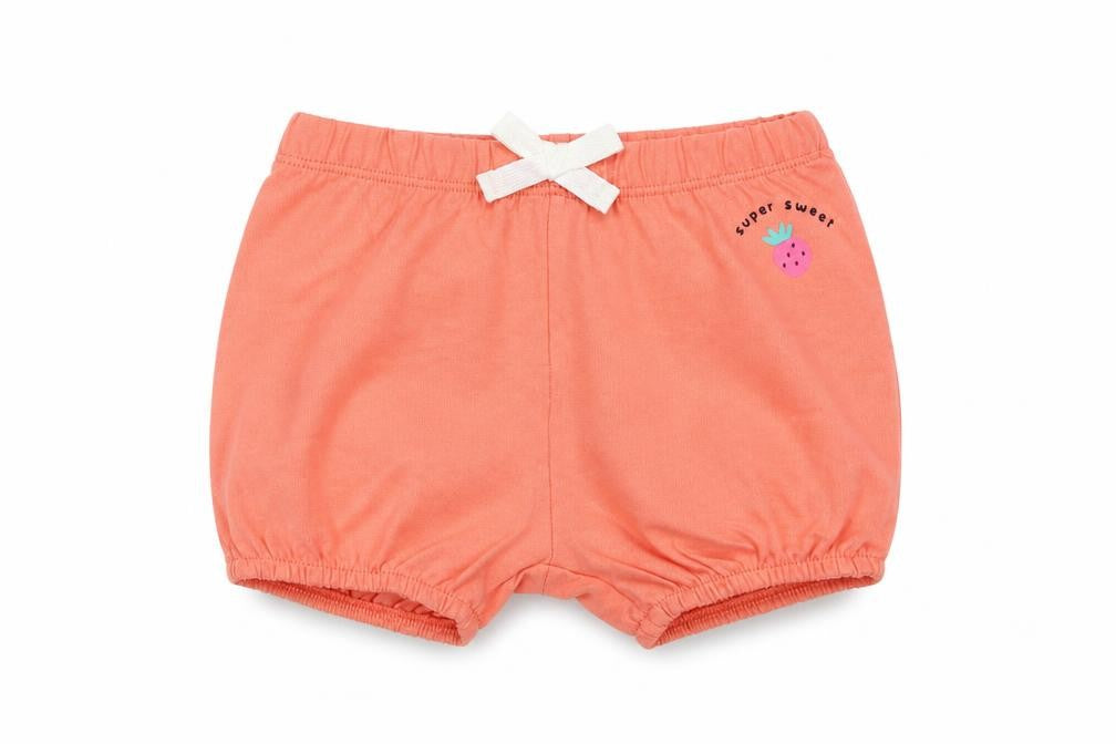 Marks and Spencer Baby Pink Cotton Cropped Trousers Size 3-6 Months Drawstring