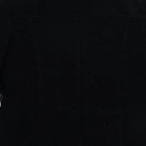 Per Una Womens Black Jacket Size 12 Button