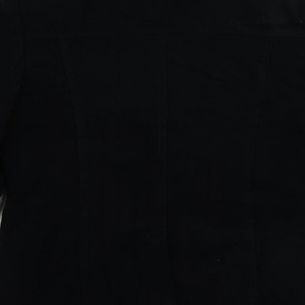 Per Una Womens Black Jacket Size 12 Button