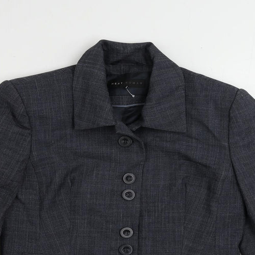 NEXT Womens Blue Jacket Blazer Size 12 Button