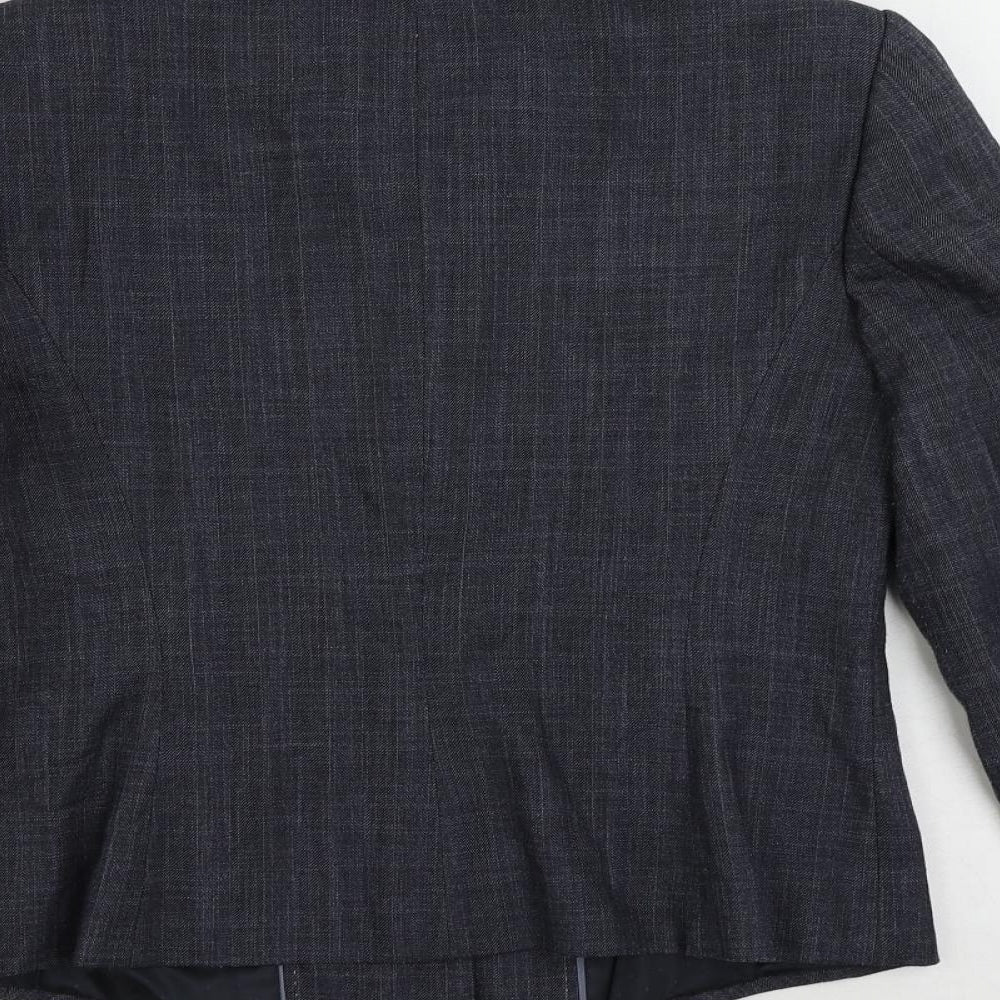 NEXT Womens Blue Jacket Blazer Size 12 Button