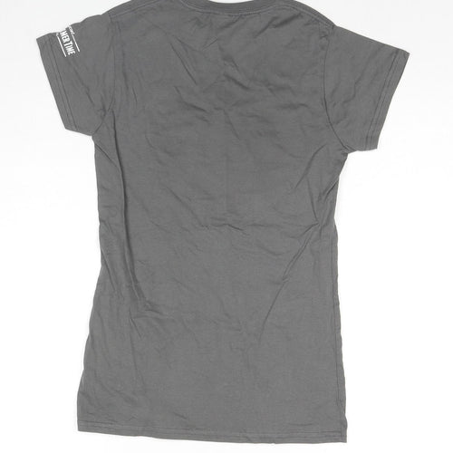 Gildan Womens Grey Cotton Basic T-Shirt Size S Round Neck - British Summer Time Hyde Park London