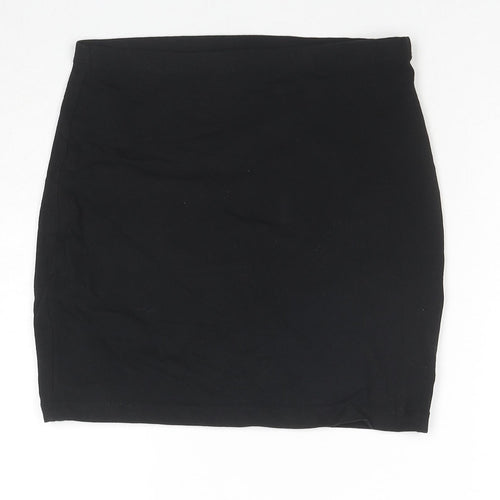 Divided by H&M Womens Black Cotton Mini Skirt Size 6