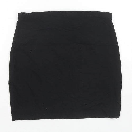 Divided by H&M Womens Black Cotton Mini Skirt Size 6