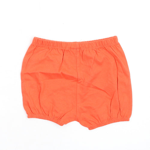 Marks and Spencer Boys Red Cotton Sweat Shorts Size 2-3 Years Regular