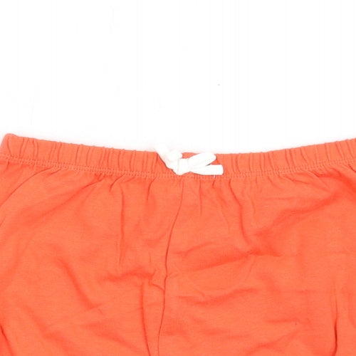 Marks and Spencer Boys Red Cotton Sweat Shorts Size 2-3 Years Regular