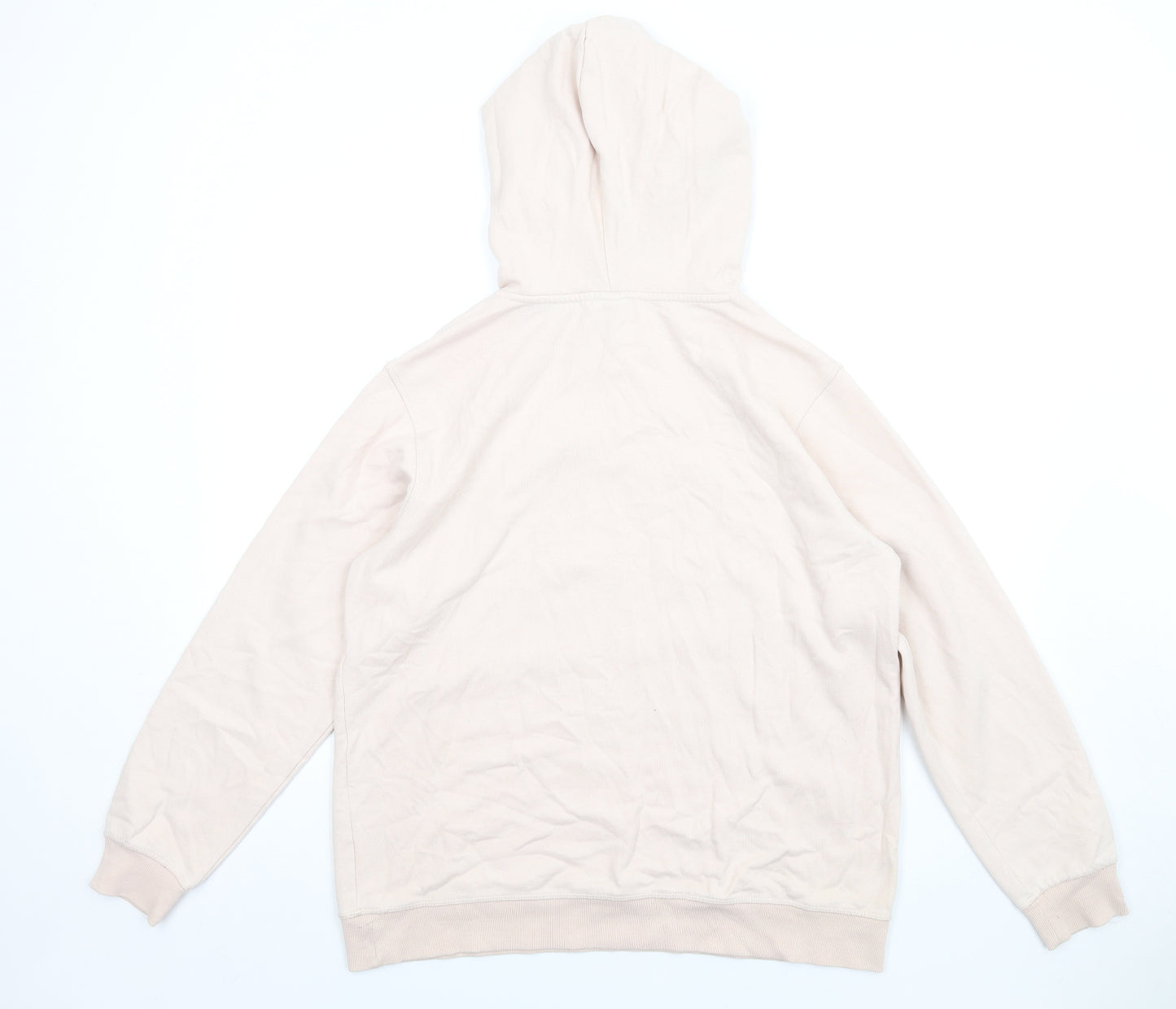 H&M Womens Pink Cotton Pullover Hoodie Size L Pullover - Dirty Dancing