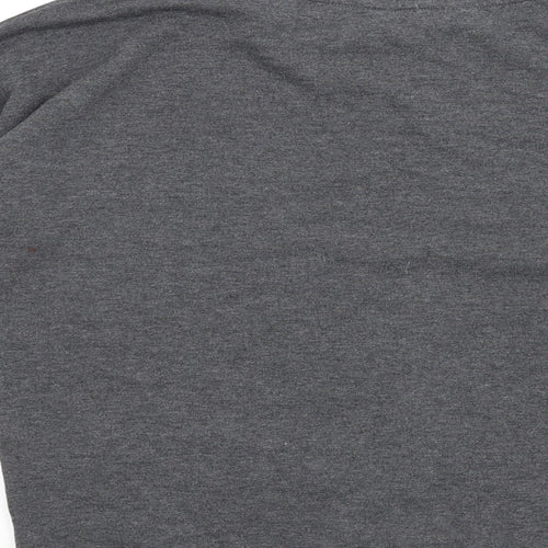 New Look Womens Grey Polyester Pullover Sweatshirt Size 8 Pullover