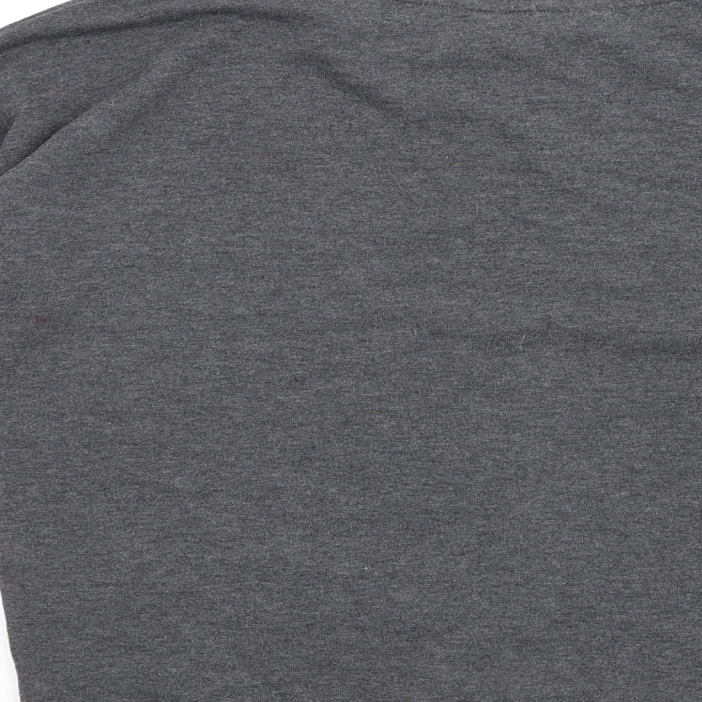 New Look Womens Grey Polyester Pullover Sweatshirt Size 8 Pullover