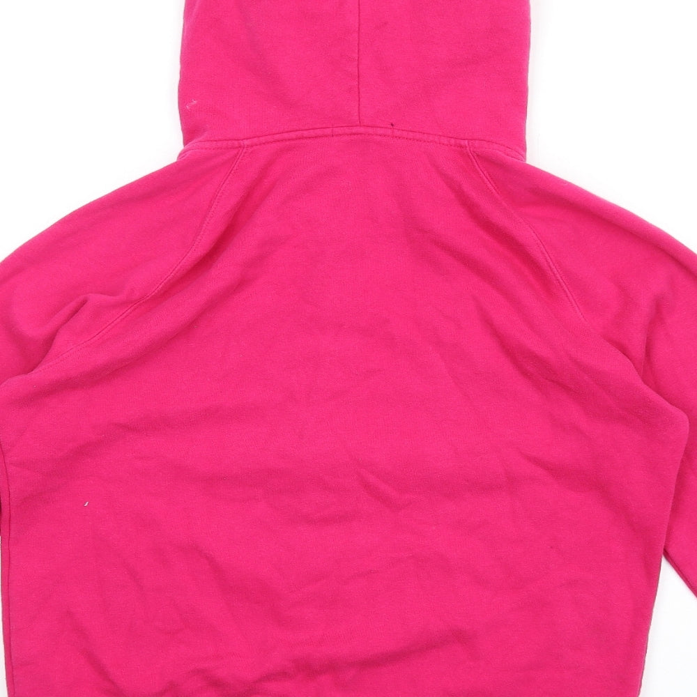 Gap Womens Pink Cotton Full Zip Hoodie Size M Zip