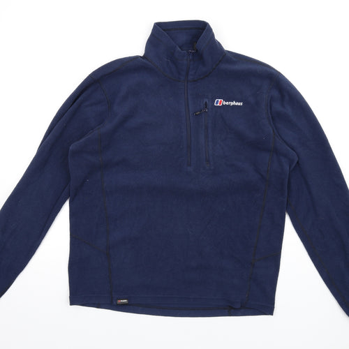 Berghaus Mens Blue Polyester Pullover Sweatshirt Size M