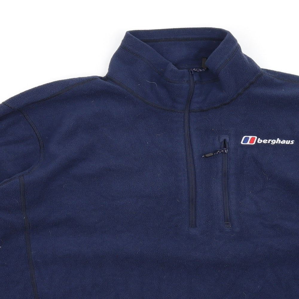 Berghaus Mens Blue Polyester Pullover Sweatshirt Size M