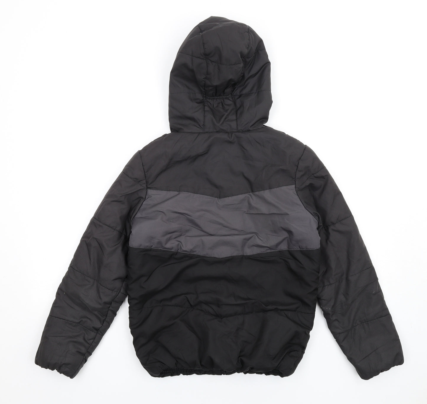 Regatta Boys Black Puffer Jacket Coat Size 13 Years Zip