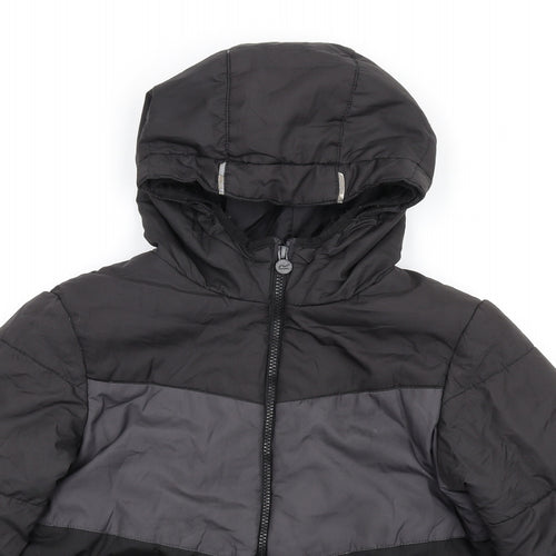Regatta Boys Black Puffer Jacket Coat Size 13 Years Zip