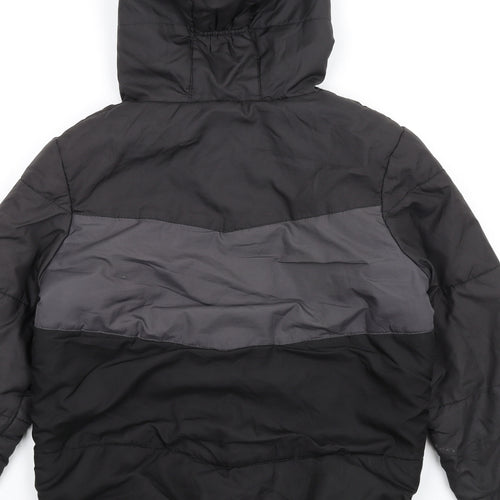 Regatta Boys Black Puffer Jacket Coat Size 13 Years Zip
