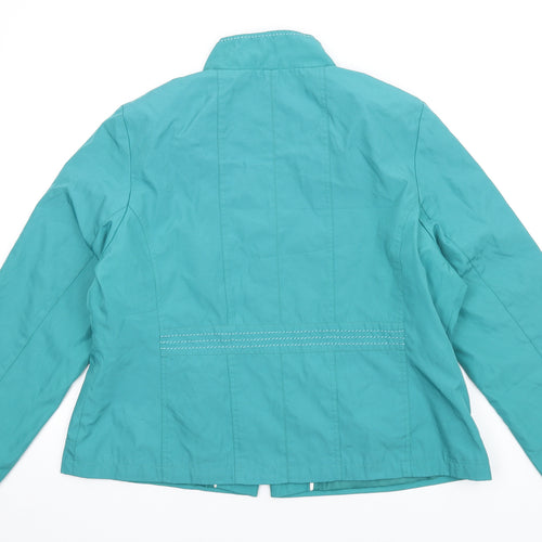 Eleganze Womens Green Jacket Size 20 Zip