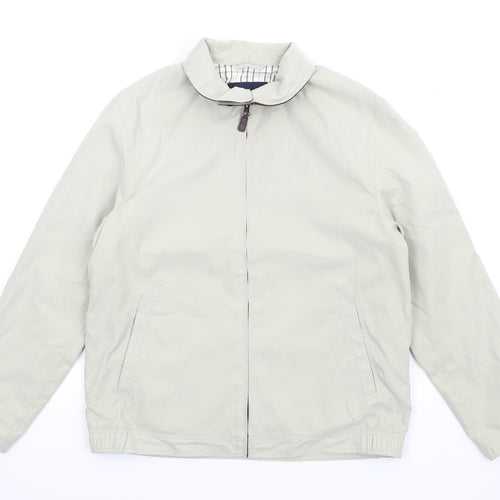 Blue Harbour Mens Beige Jacket Size M Zip