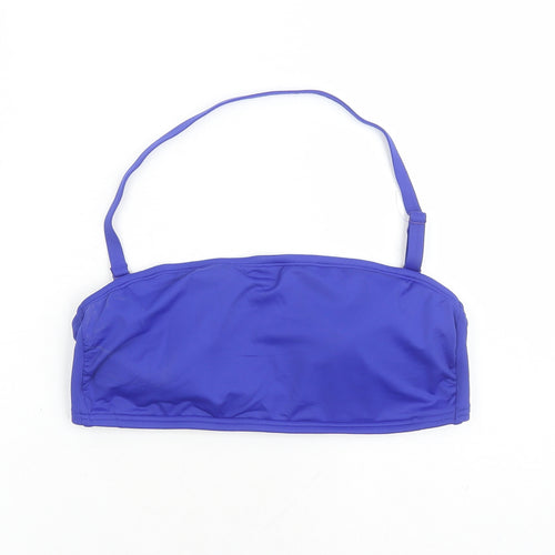 Marks and Spencer Womens Blue Polyamide Top Size 16 - Detachable Strap