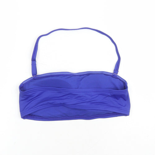 Marks and Spencer Womens Blue Polyamide Top Size 16 - Detachable Strap