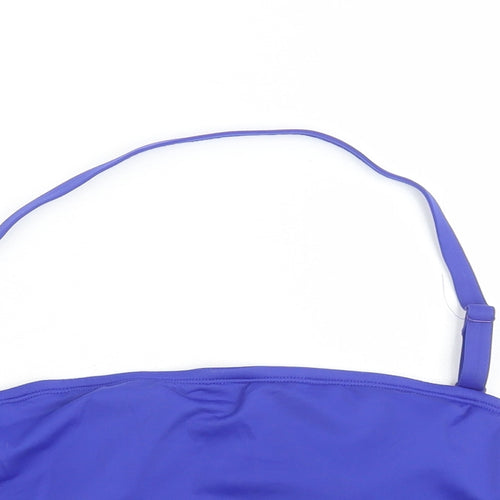 Marks and Spencer Womens Blue Polyamide Top Size 16 - Detachable Strap