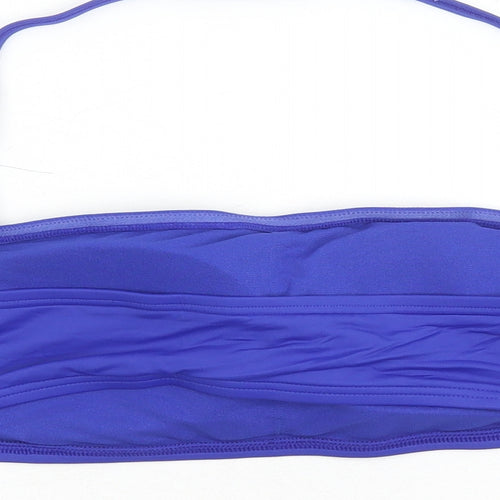 Marks and Spencer Womens Blue Polyamide Top Size 16 - Detachable Strap