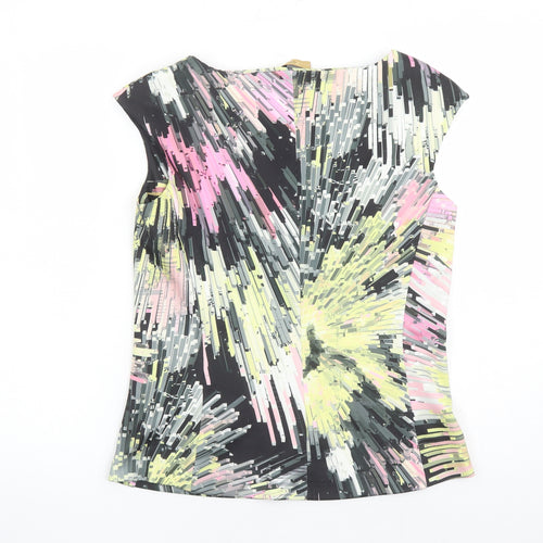 Per Una Womens Multicoloured Geometric Polyester Basic Tank Size 12 V-Neck