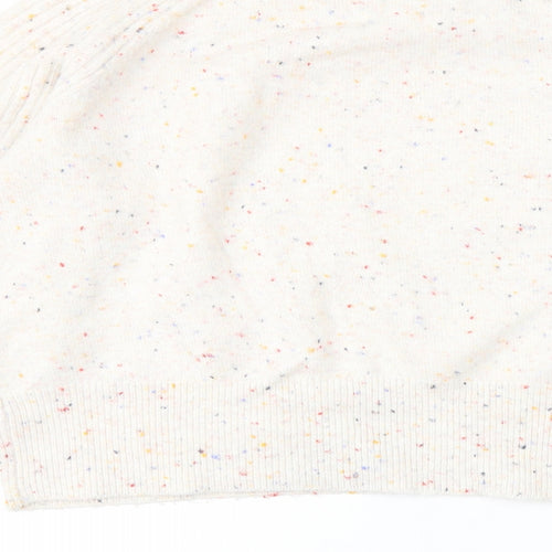 Marks and Spencer Womens Pink Mock Neck Acrylic Pullover Jumper Size M