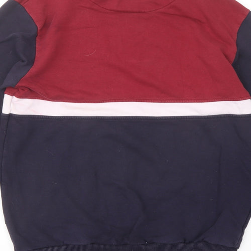 Intense Mens Blue Cotton Pullover Sweatshirt Size L