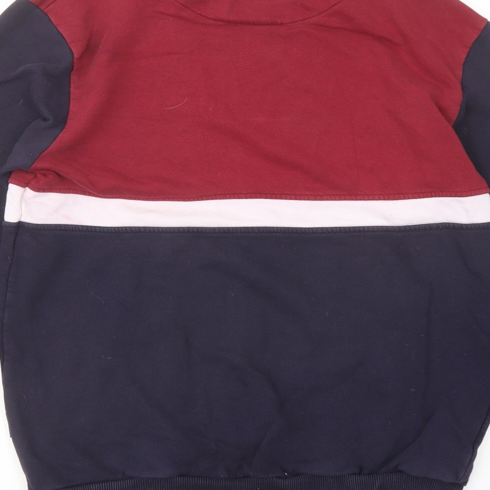 Intense Mens Blue Cotton Pullover Sweatshirt Size L