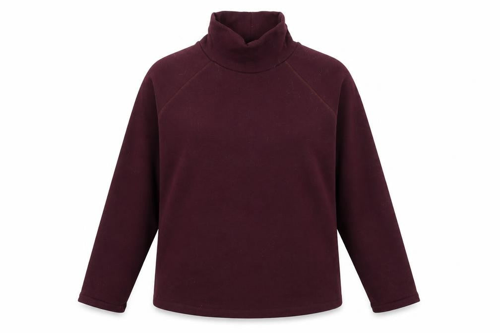 Next Womens Red Polyester Pullover Sweatshirt Size 16 Pullover - Mock Neck