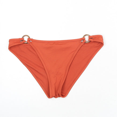Marks and Spencer Womens Orange Polyester Swim Bottom Size 12