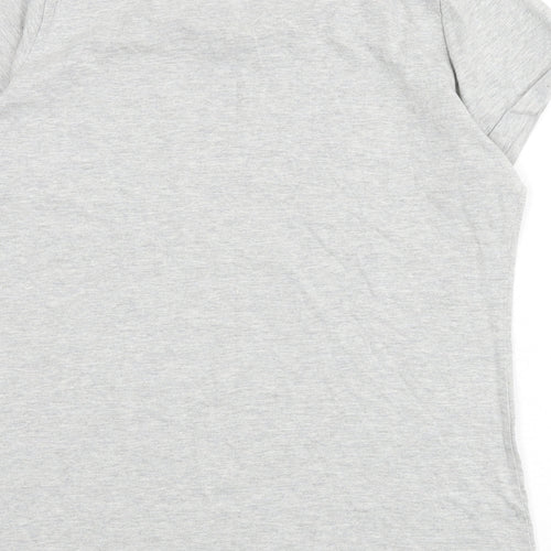 Sesame Street Womens Grey Cotton Basic T-Shirt Size 16 Round Neck - Elmo