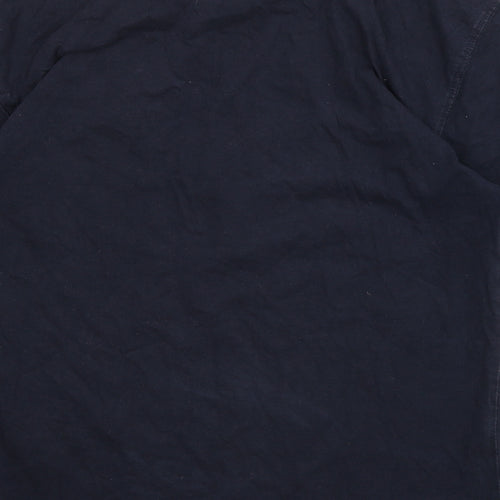 Diadora Boys Blue 100% Cotton Basic T-Shirt Size 10-11 Years Round Neck Pullover