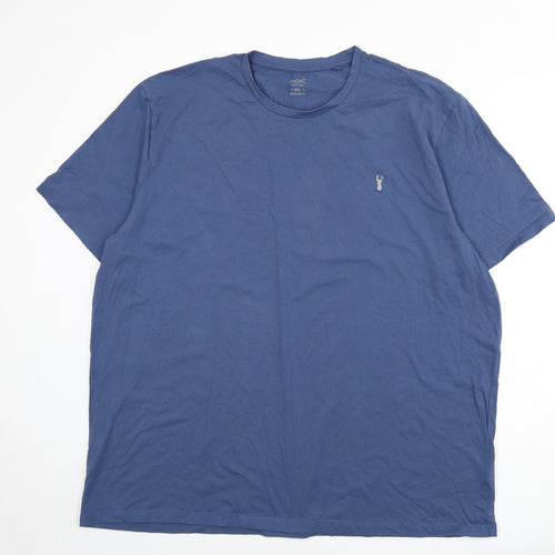 NEXT Mens Blue 100% Cotton Polo Size 4XL Collared Pullover