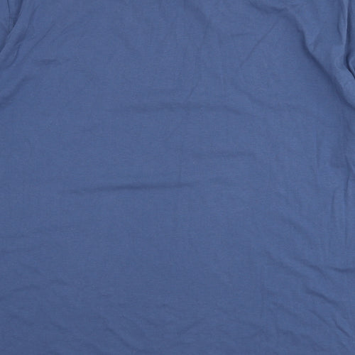 NEXT Mens Blue 100% Cotton Polo Size 4XL Collared Pullover