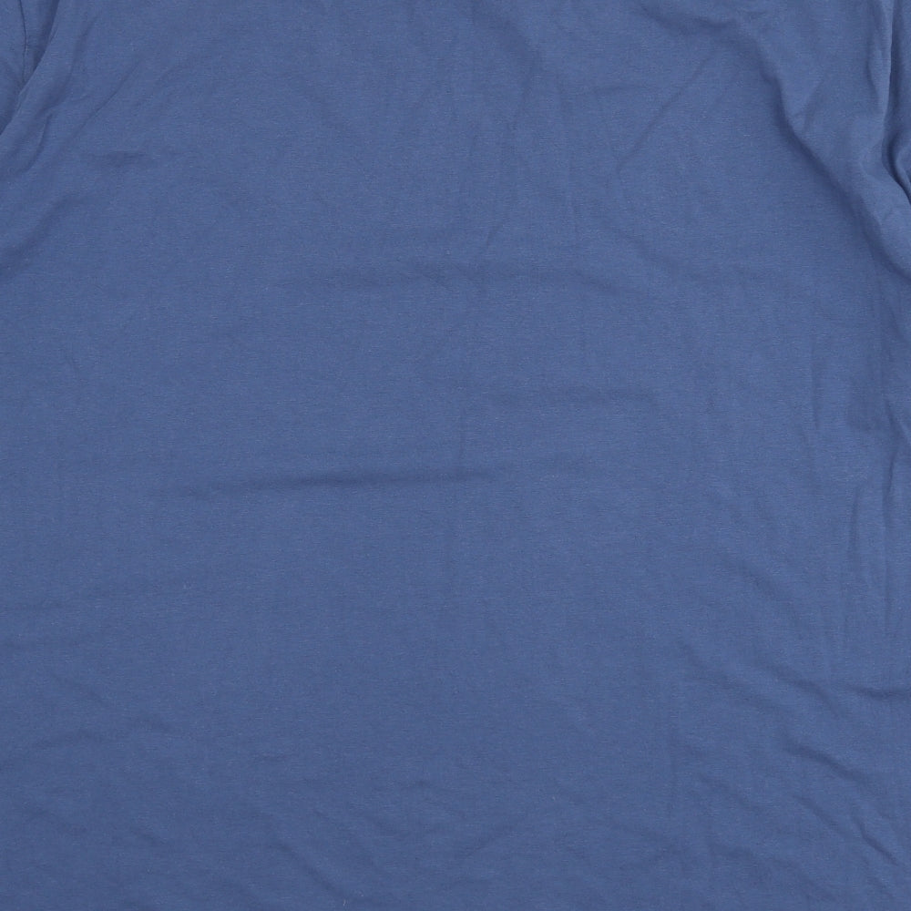 NEXT Mens Blue 100% Cotton Polo Size 4XL Collared Pullover