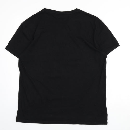 Star Wars Mens Black Cotton T-Shirt Size 2XL Round Neck - Dark Side