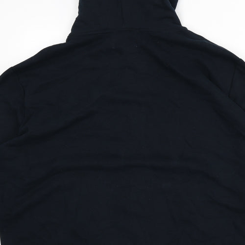 Marks and Spencer Mens Blue Cotton Full Zip Hoodie Size 2XL