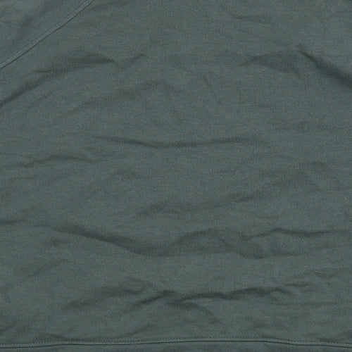 GOODMOVE Womens Green Cotton Pullover Sweatshirt Size 12 Pullover